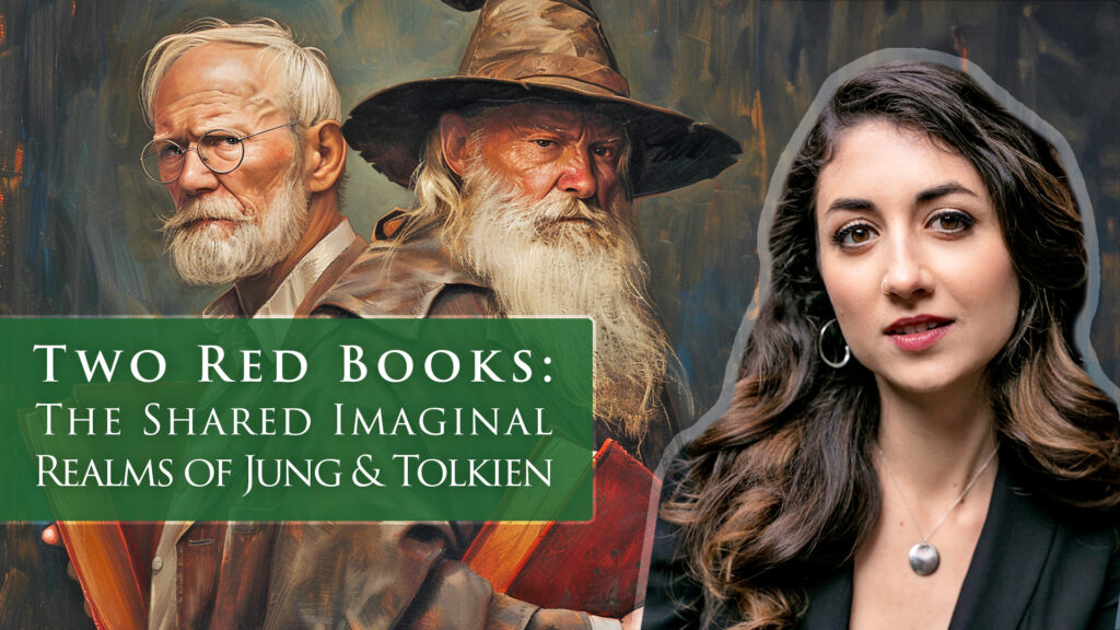 Author Becca Tarnas with CG Jung and JRR Tolkien.